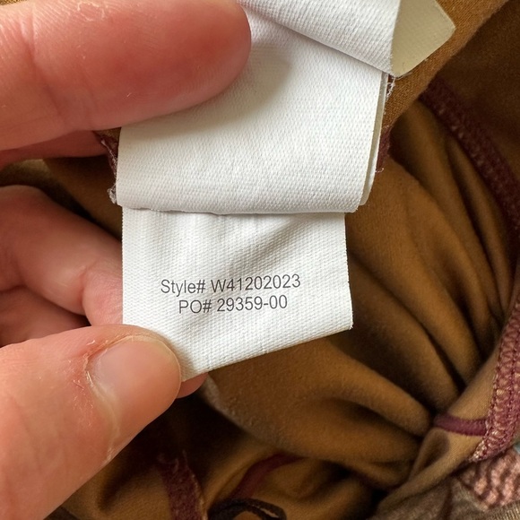 Prana kimble printed 7/8 leggings in womens L high rise yoga lightweight - Picture 10 of 10